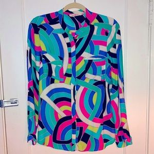 Alice and Trixie Colorful Button-down